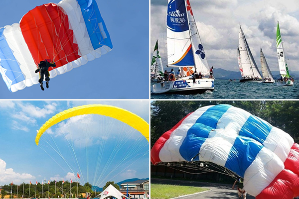 降落傘，滑翔傘，風帆專用激光裁剪設備