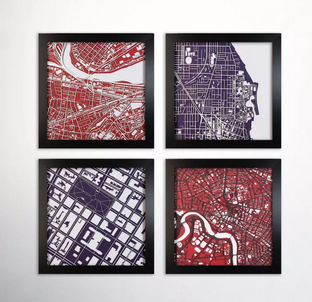 激光切割網格地圖，讓您看到不一樣的美