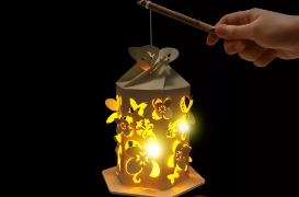 激光點(diǎn)亮濃情中秋，與你許下花燈之約