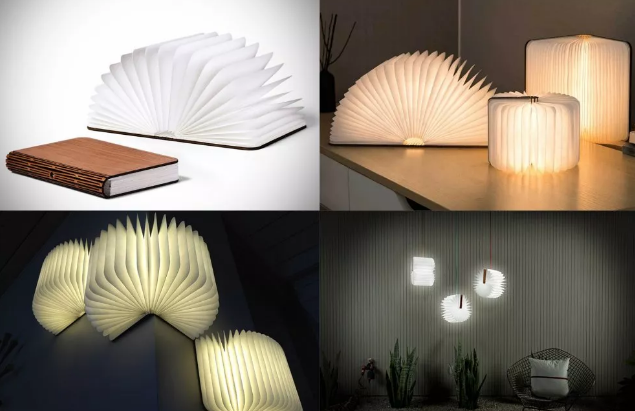 激光切割木質(zhì)書(shū)頁(yè)燈：無(wú)言的陪伴，無(wú)形的溫暖！