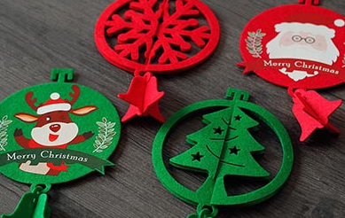 激光雕刻圣誕裝飾品，這個圣誕節與眾不同