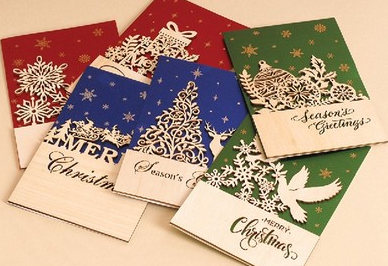 激光雕刻賀卡，把最美好的祝福帶給您