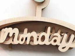 激光切割衣架，收納也要美美的