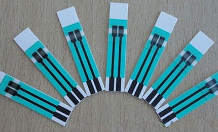 血糖試紙導電膜切割（打標）劃線—紫外激光打標機