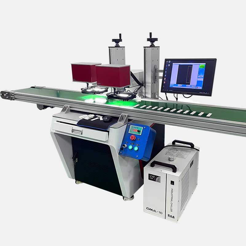 CCD視覺識別自動定位激光打標機